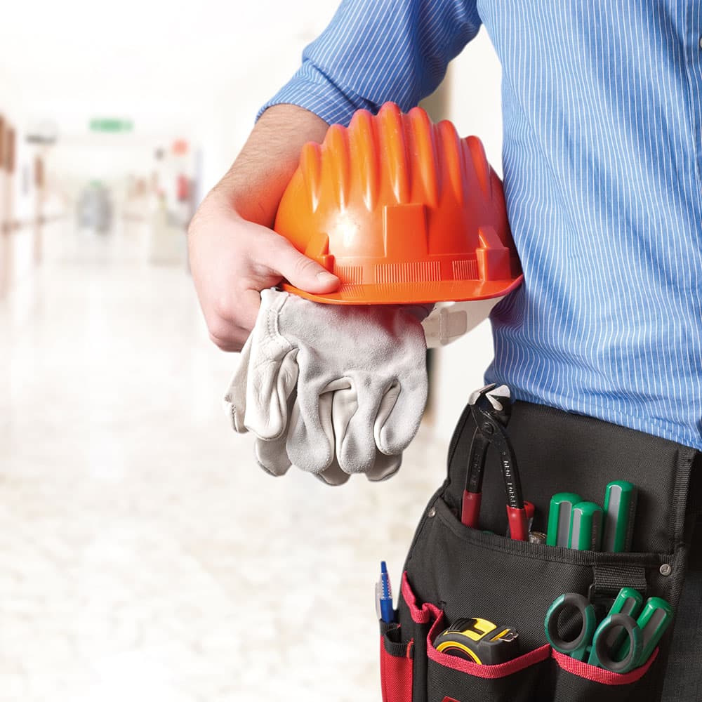 Industrial workwear sorted for cleaning