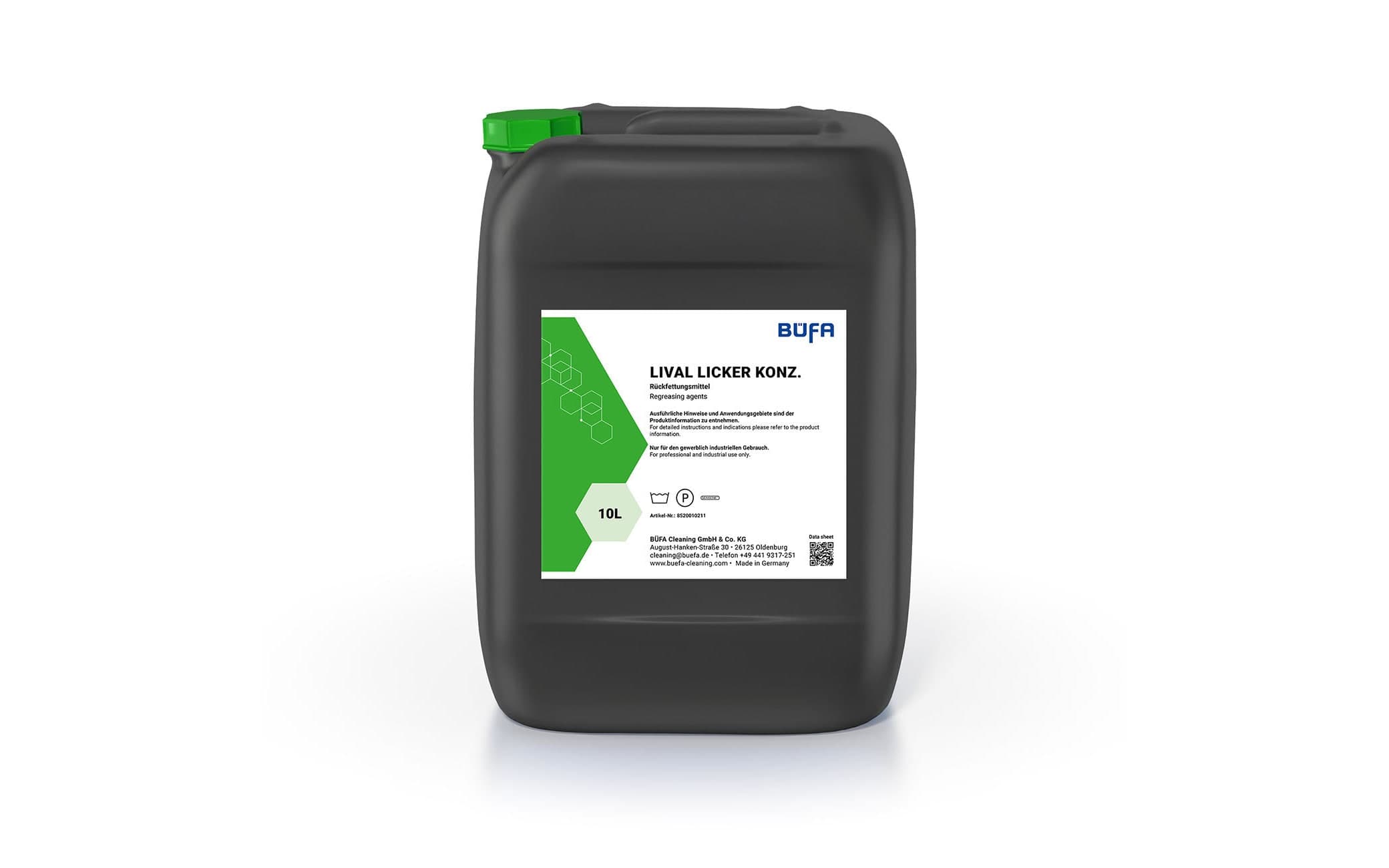 BÜFA Lival Licker Conc leather re-oiling agent canister