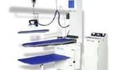 Reverberi M2700/2 ironing workstation with vacuum table, steam generator and iron