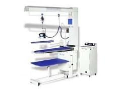 Reverberi professional vacuum ironing table workstation with steam generator and iron