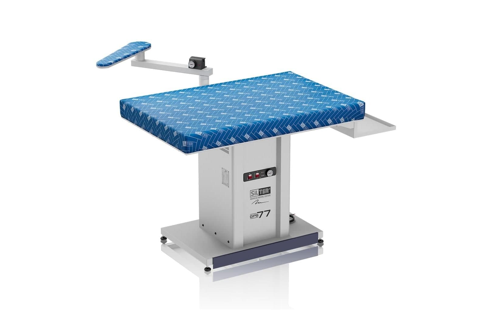 Silter SM GPS 77 wide vacuum ironing table with sleeve arm