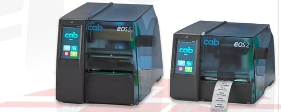 Thermopatch HiQ-EOS thermal label printer with its colour touchscreen