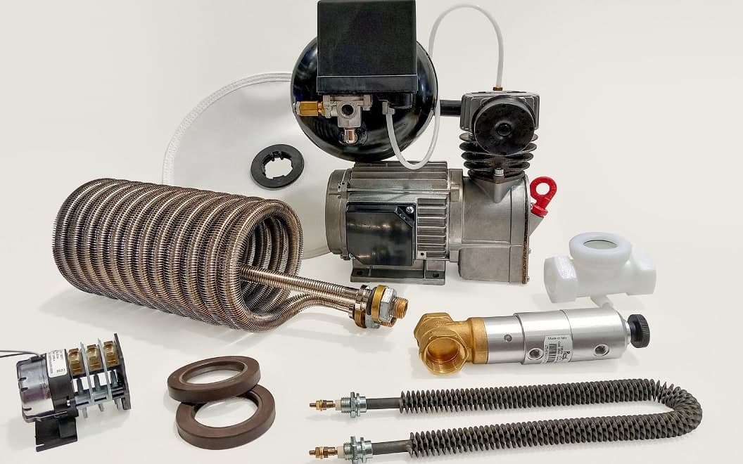 Unica spare parts and accessories for dry cleaning machines