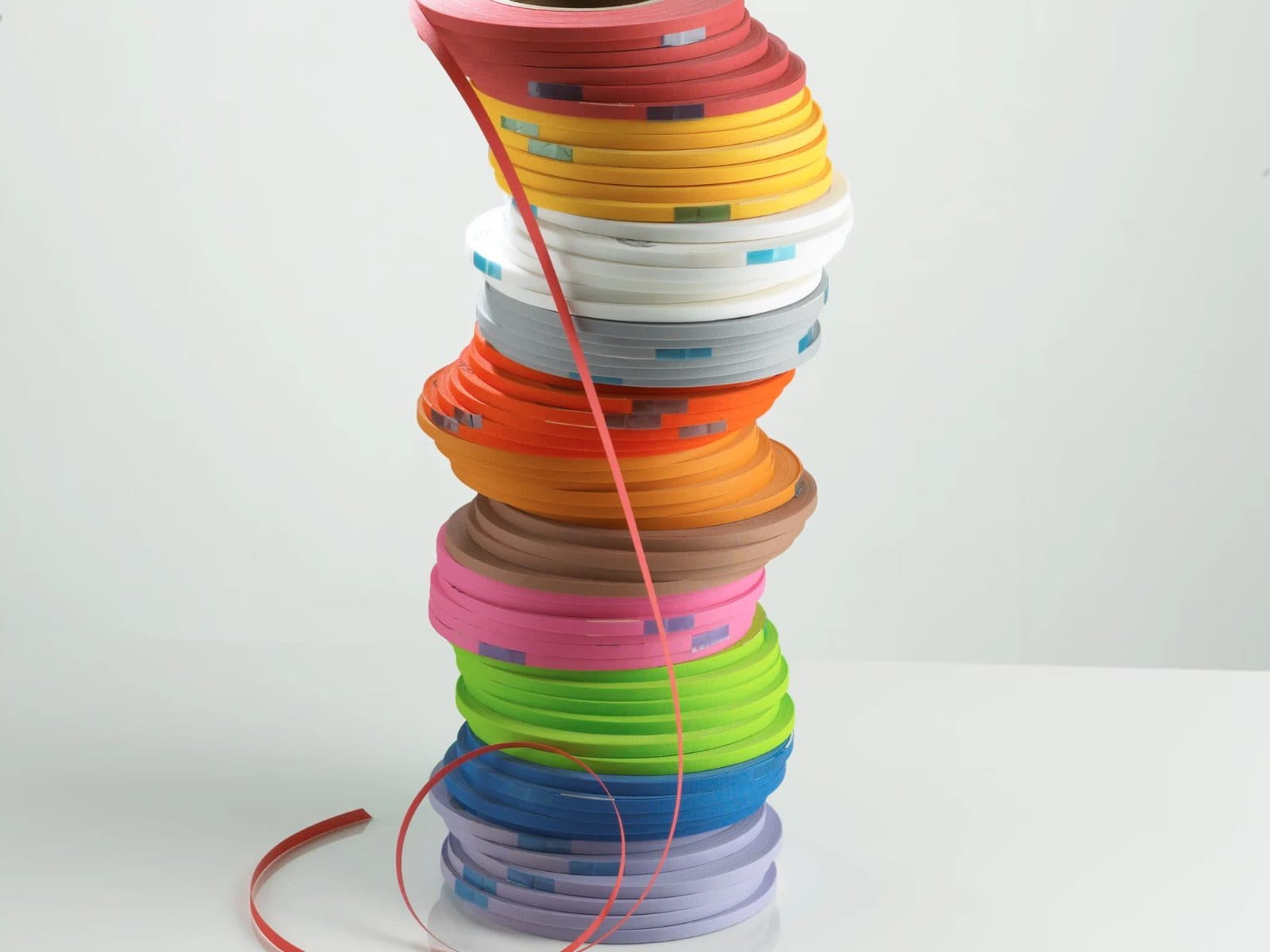 Rolls of Thermopatch Thermoseal temporary marking tape