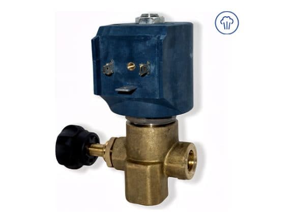 CEME 9934 Solenoid Valve with Regulator 2.8mm Orifice EPDM 1/4 Inch 24V