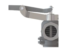 United Brass Works X175 press air vacuum valve