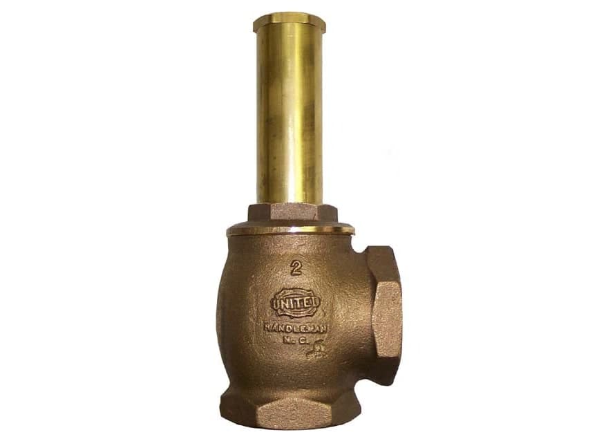 United Brass Works VC200 pneumatic press vacuum valve