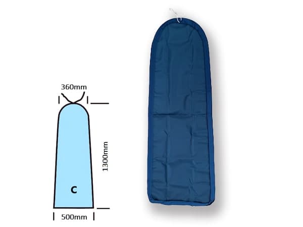 UNICA 100% High Tenacity Polyester DEK Lining Cover Como Blue Model C