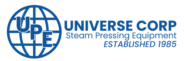 Universe Corp, steam pressing equipment, established 1985